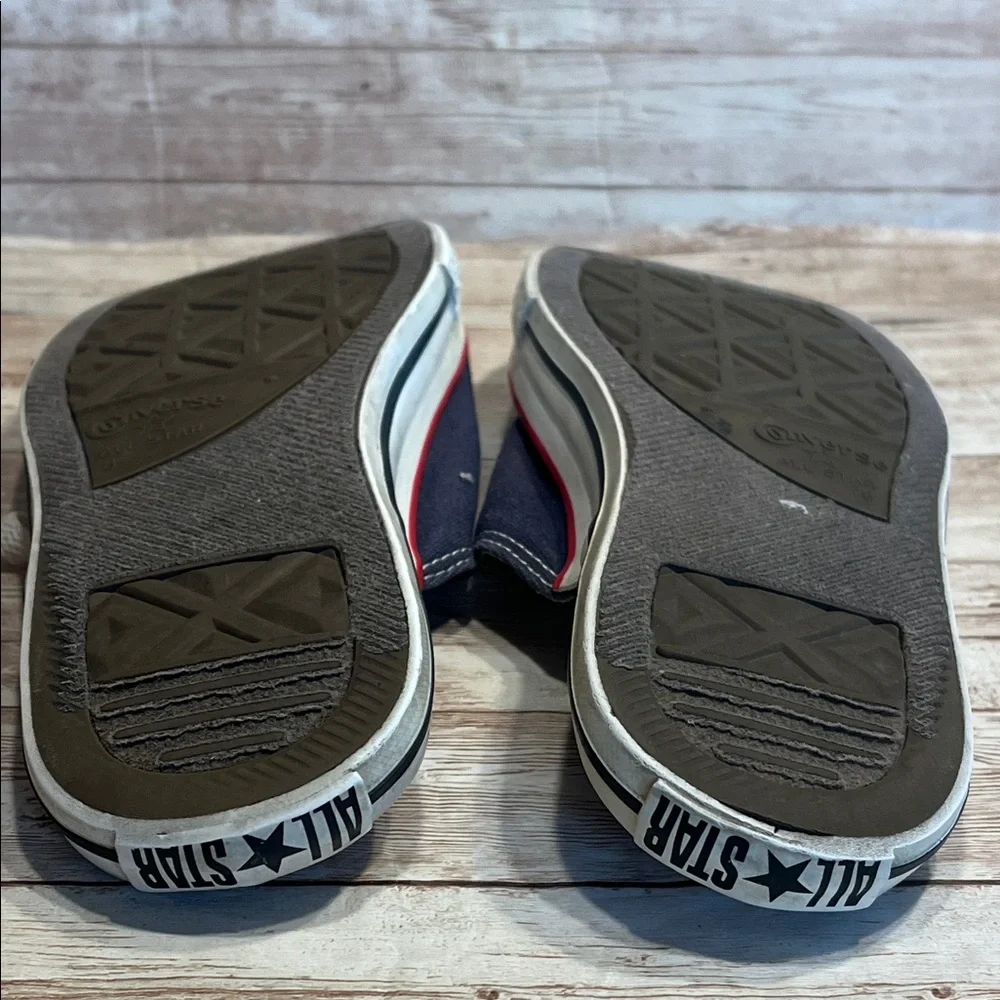 Vintage Converse Cutaway Navy and Red Slide Sneakers Size 10 W / 8 M - Picture 9 of 12
